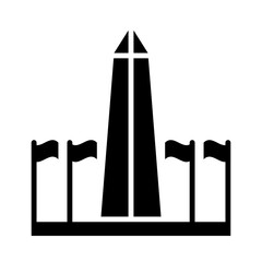 Washington Monument glyph icon