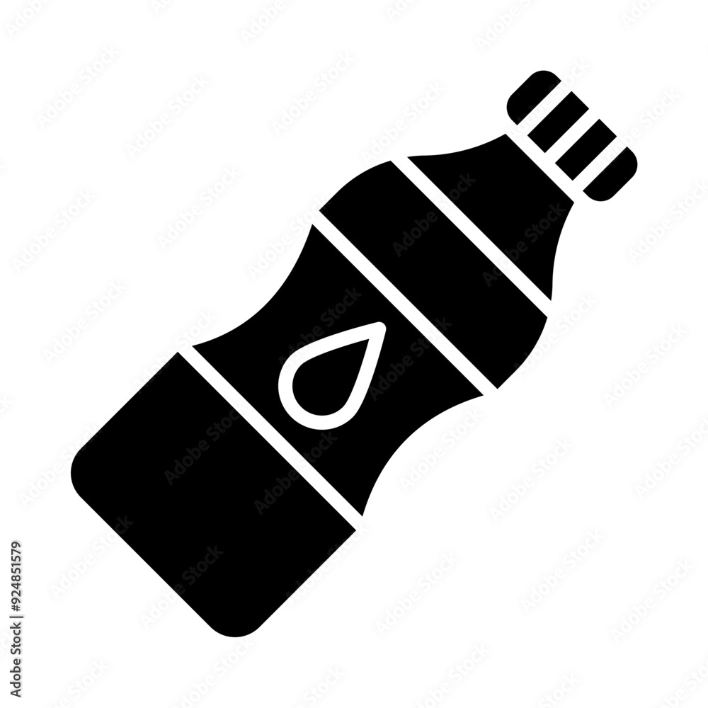 Poster Bottle glyph icon