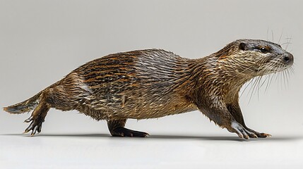 River Otter in Motion: A Portrait of Grace