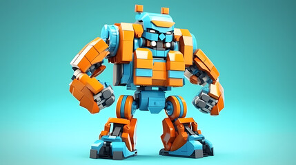 Hatch Robot Toy 3d