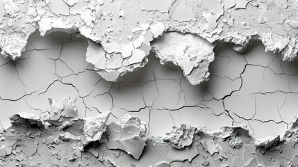 Obraz premium Cracked Earth Texture: A Stark Depiction of Drought and Climate Change