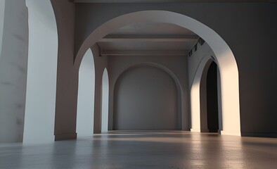 arches of the mosque.