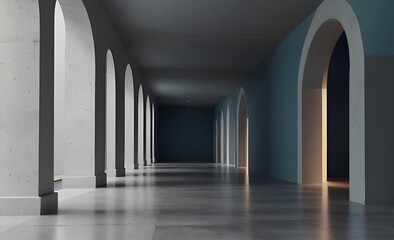 arches of the mosque.