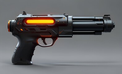 OUTING BULLET FROM GUN.