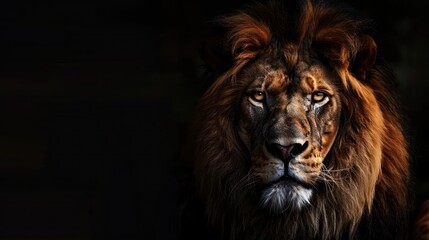 Majestic Lion Portrait