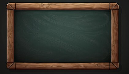 Illustration of a simple blackboard frame