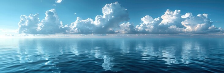 Obraz premium Peaceful Ocean Reflections