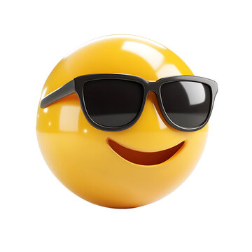 recommend clip art: Smiling face with sunglasses three-dimensional emoji,3d cheerful glasses emoji isolated on transparent background, Happy sun emoji,png,3d smiling face emoji with expression sun glasses on, transparent
