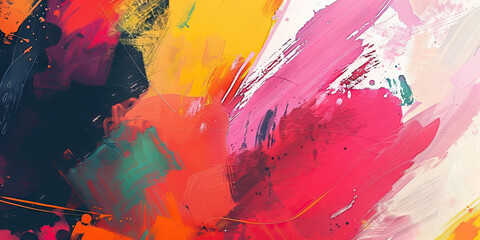 Artistic Expression: Abstract Art for a Creative Workspace - Picture abstract artworks that inspire creativity and imagination, with vibrant colors and dynamic forms that stimulate the mind