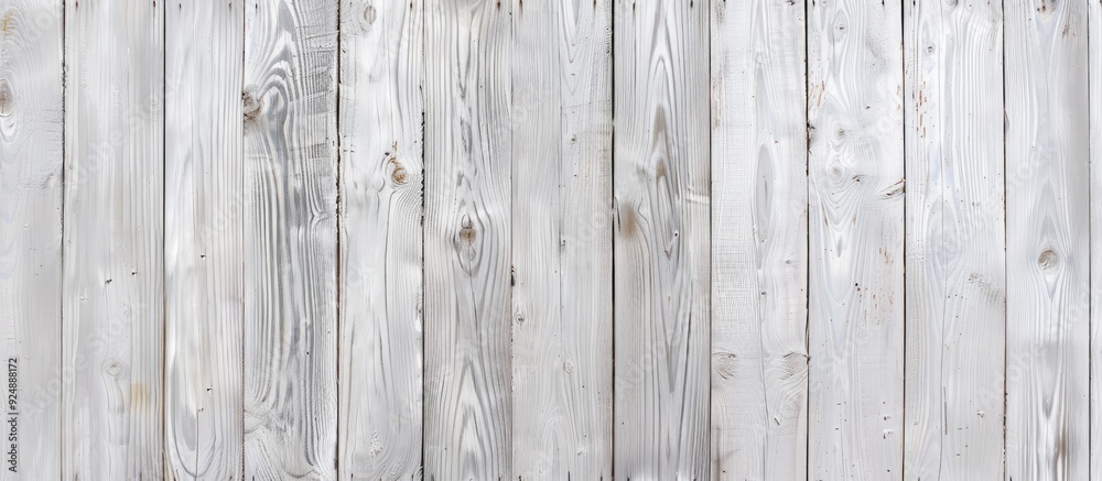 Wall mural soft white wood plank texture providing a background with space for text or design elements ideal fo
