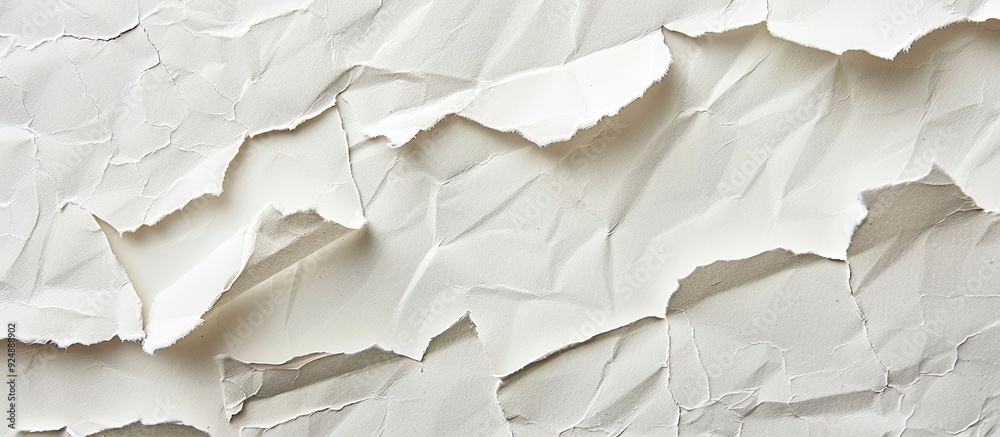Aufkleber ripped paper providing a textured appearance ideal for a copy space image