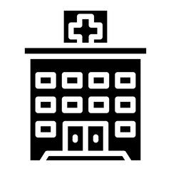 Obraz premium Hospital building icon