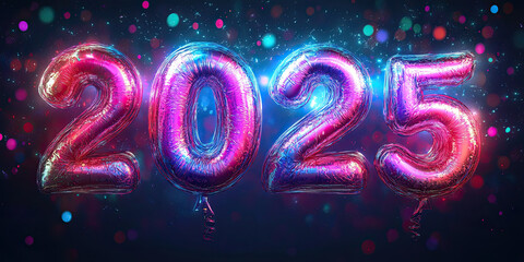 Obraz premium 2025 year