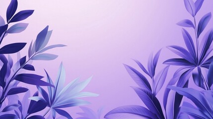 Elegant and Serene Purple Botanical Background Design