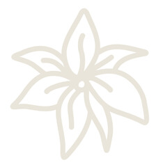 Beige linear icons representing spa beauty services, relax, skincare and wellness. Beauty services