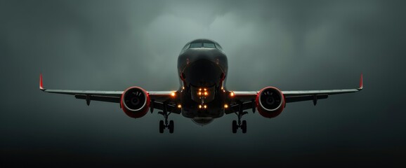 A Landing Plane, Signaling Arrival And New Beginnings