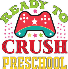 Naklejka premium BACK TO SCHOOL SVG DESIGN