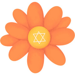 Flowers illustrations Clipart png file 