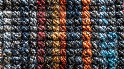 Fototapeta premium A texture background showcasing a close-up of intricate, woven fabric with a rich, tactile quality, featuring subtle variations in color and shading that add depth and interest, perfect for adding a