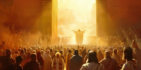 The Day of Judgment: Reflections on the Second Coming of Christ - Picture a scene of solemnity and awe as Christ returns to judge the living and the dead