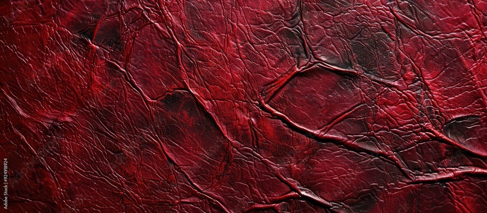 Leinwandbilder Background with a textured red leather appearance ideal for adding images and text copy space image