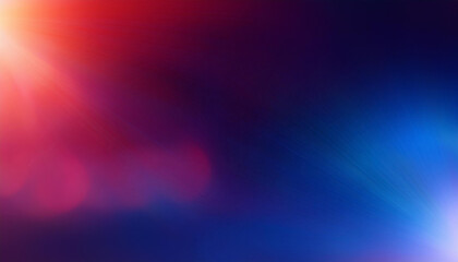 Vibrant Gradient Light Burst. Abstract Blurred Background with Radiant Warm Red and Cool Blue Transitioning into Deep Purples, Artistic Design Concepts. Banner Poster Background Wallpaper With Copy 