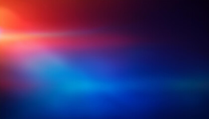 Fototapeta premium Vibrant Gradient Light Burst. Abstract Blurred Background with Radiant Warm Red and Cool Blue Transitioning into Deep Purples, Artistic Design Concepts. Patriotic Colors USA Flag President Vote