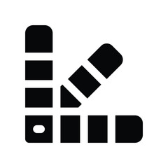 color sample icon. vector glyph icon for your website, mobile, presentation, and logo design.