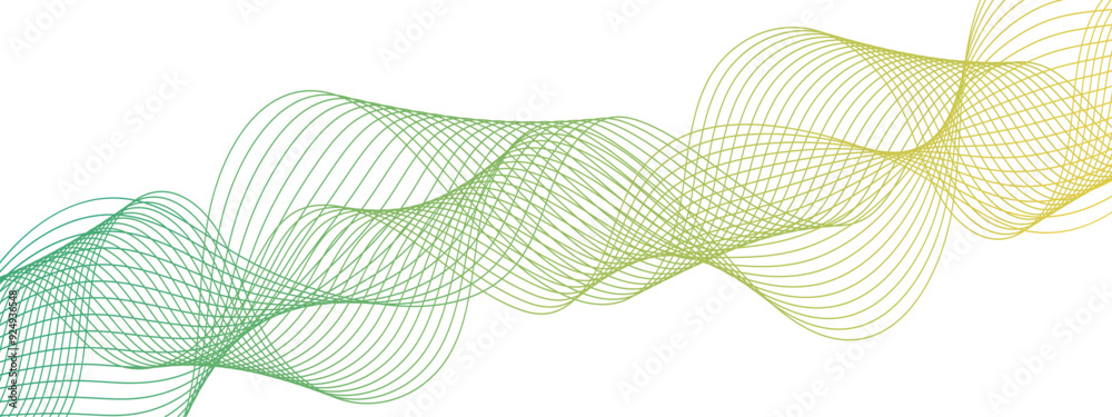 Poster Abstract colorful Curved wavy lines tech futuristic motion Geometric design of lines pattern and Digital landscape presentations. Vector business Illustration pattern of lines in transparent backgroun