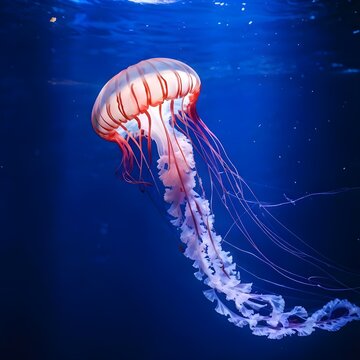 jelly fish in the water