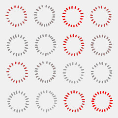 点で囲った丸の背景画像イラスト13