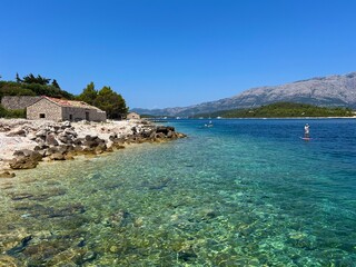 Island of Vrink in Korcula Archipelago, Croatia