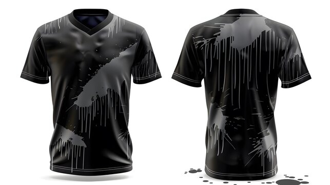 colorful shirts on a white background