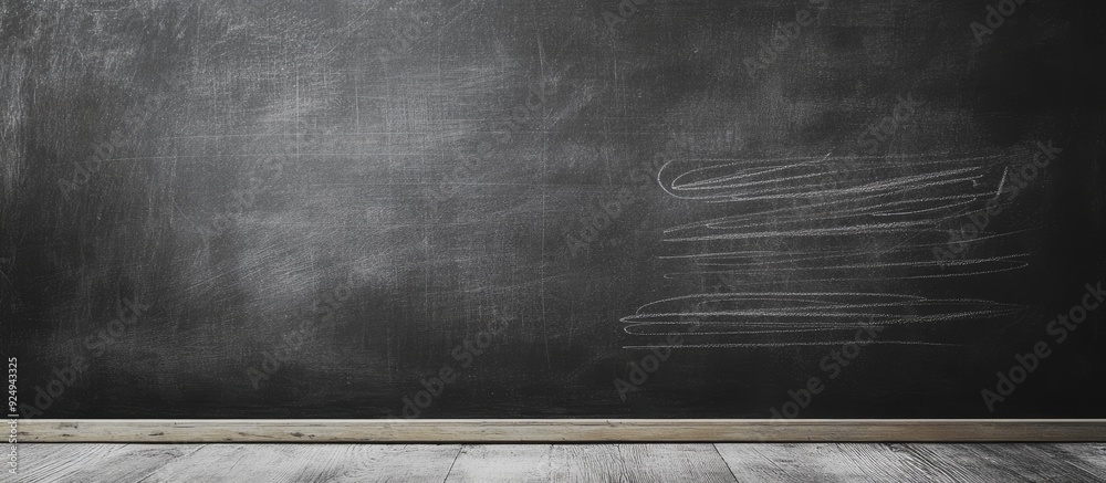 Aufkleber blackboard write beginning. with copy space image. Place for adding text or design
