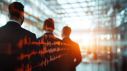 Exploring Insights: Business Professionals Analyze Data Trends in a Modern Office Environment to Drive Strategic Decisions and Growth.