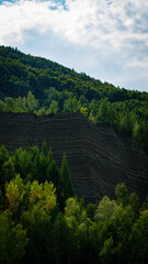 Amazing quarry in Polish forest