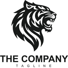 Tiger portrait background