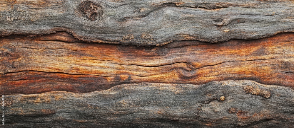 Aufkleber texture of natural bark wood background wooden planks. with copy space image. place for adding text 