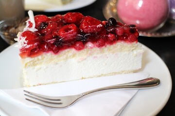 Cheese cake in Frankfurt, Germany