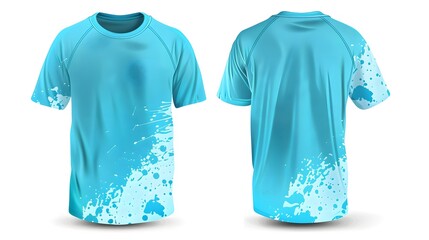 colorful shirts on a white background