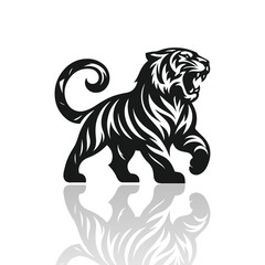 Tiger portrait background