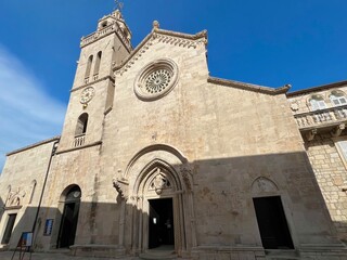 Fototapeta premium Cathedral of St. Mark in Korcula, Croatia
