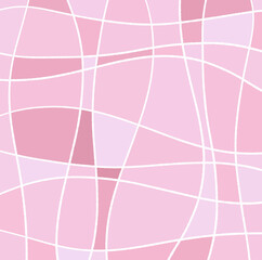 ステンドグラスのような白い線と色面の背景イラスト53