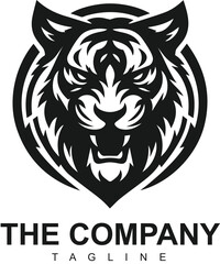 Tiger portrait background