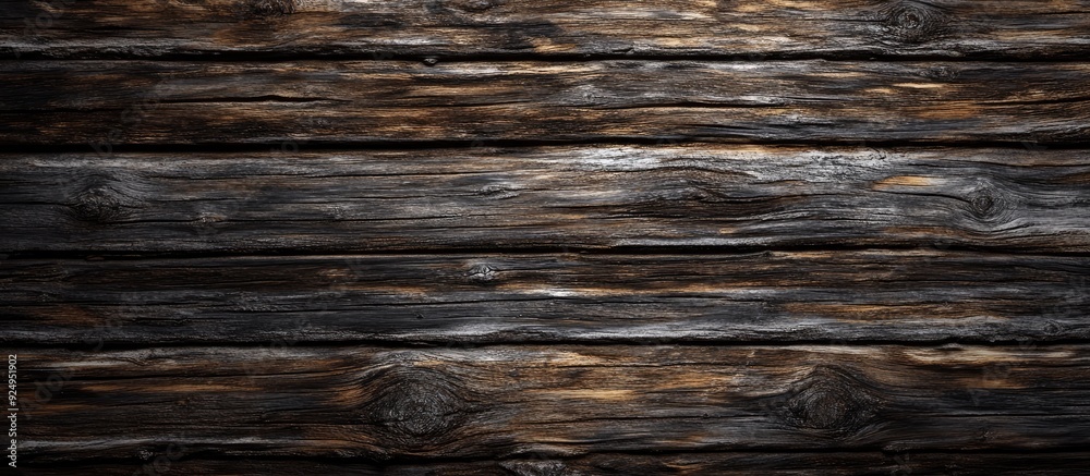 Aufkleber aged teak wood texture backdrop classic wood background. with copy space image. place for adding tex