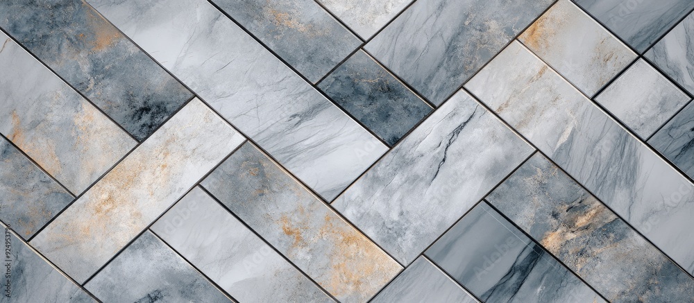 Fototapete Tile pattern with a stone texture Design concept for a background. with copy space image. Place for adding text or design