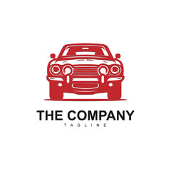 Sports Car Logo Icon Motor Vehicle Silhouettes for Auto Garage and Dealership Branding