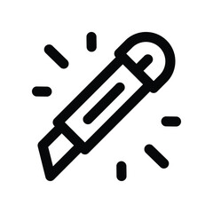 cutter icon. vector line icon for your website, mobile, presentation, and logo design.