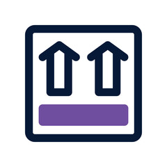 side up icon. vector dual tone icon for your website, mobile, presentation, and logo design.