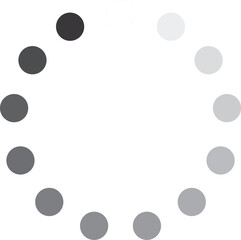 circle  loading icon design vector